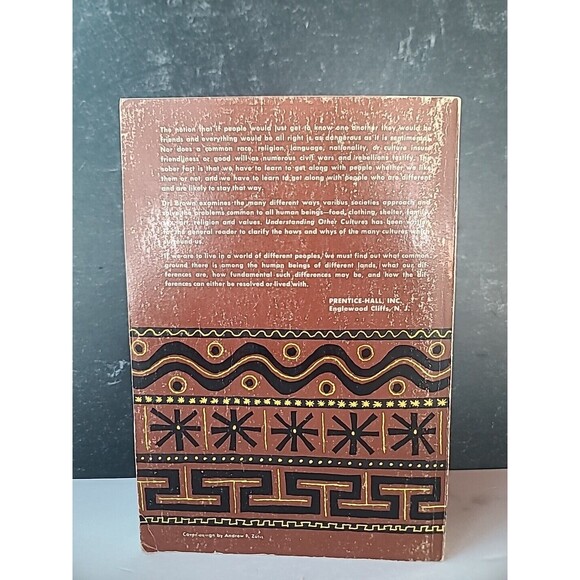 Understanding Other Cultures By Ina Corinne Brown Paperback - Picture 9 of 10